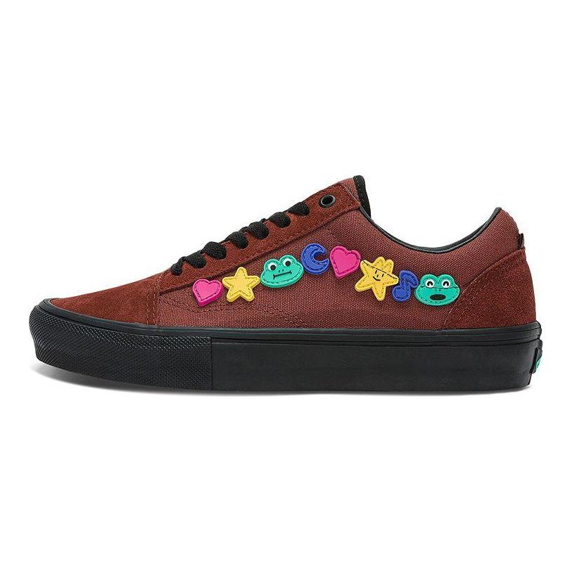 Кроссовки Frog Skateboards x Vans Skate Old Skool Коричневые Унисекс Черные VN0A5FCBY49
