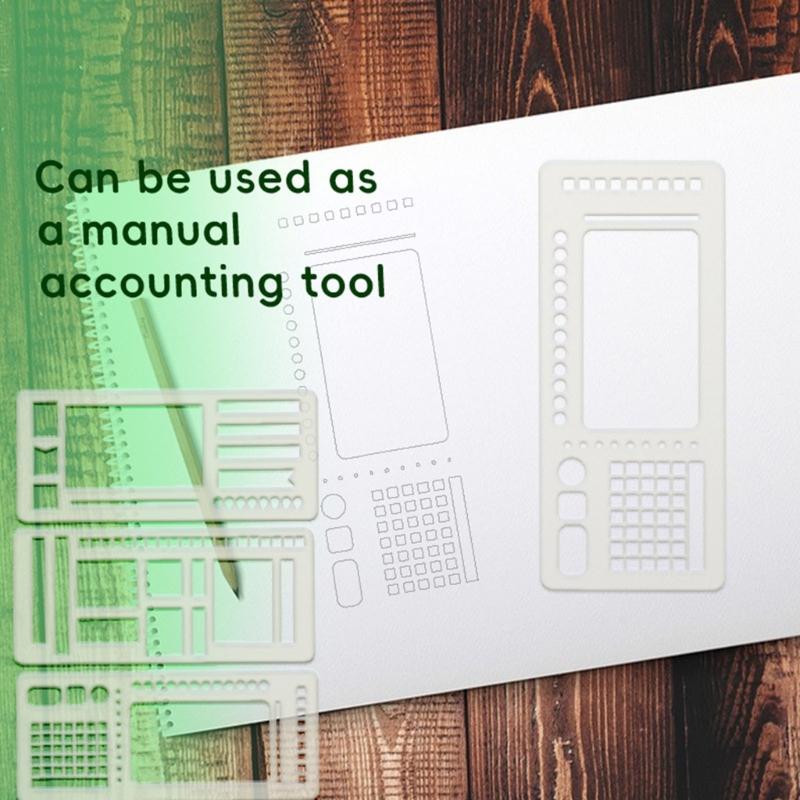 Портативные шаблоны журнала в точечку, набор из 3 эффективных организованных блокнотов для планирования, эскизов, ведения заметок