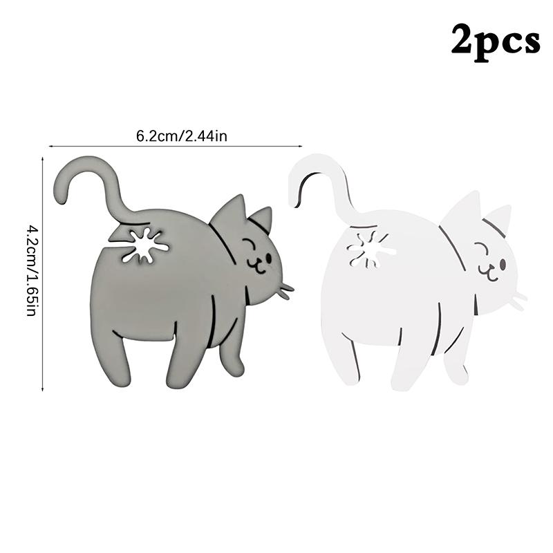 Смешная клипса для хлеба в виде кошачьей попки, 3D-печать, зажим для пакета, держатель для пакета, новинка, кухонный гаджет для любителей кошек, хранение продуктов, домашний декор, 1/2/3 шт.