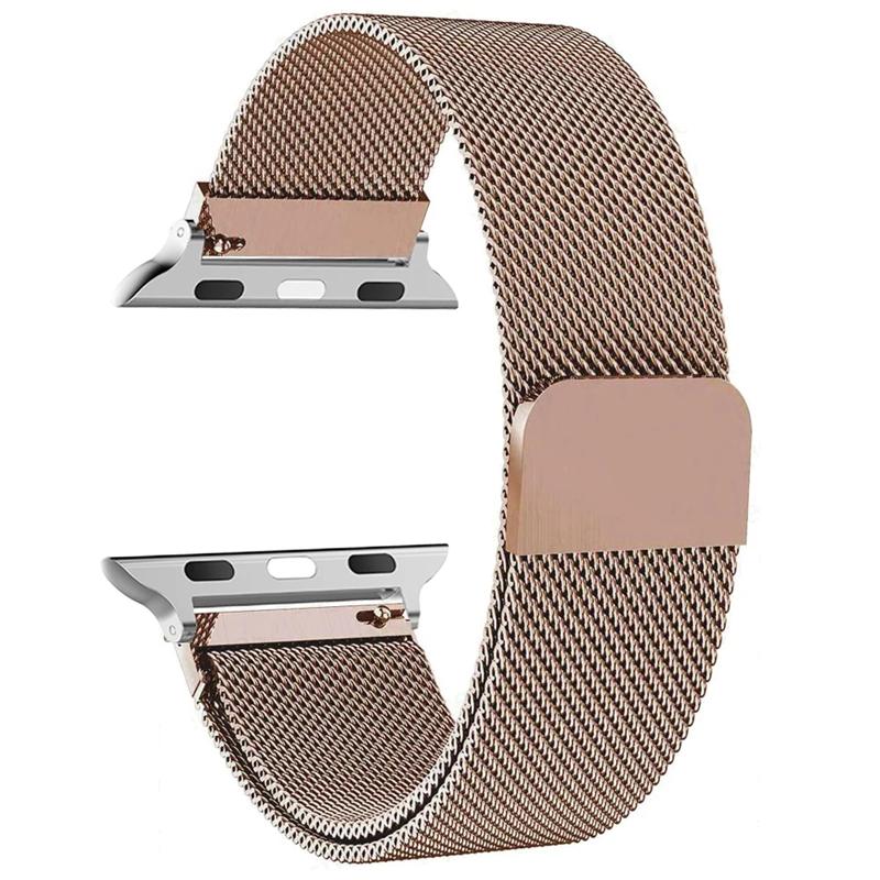 Milanese Loop Band for Apple Watch Strap Ultra 2 49mm 45mm 44mm 42mm 41mm 40mm 38mm Metal Wristband Bracelet iWatch Series 3 4 5 6 7 8 9 SE