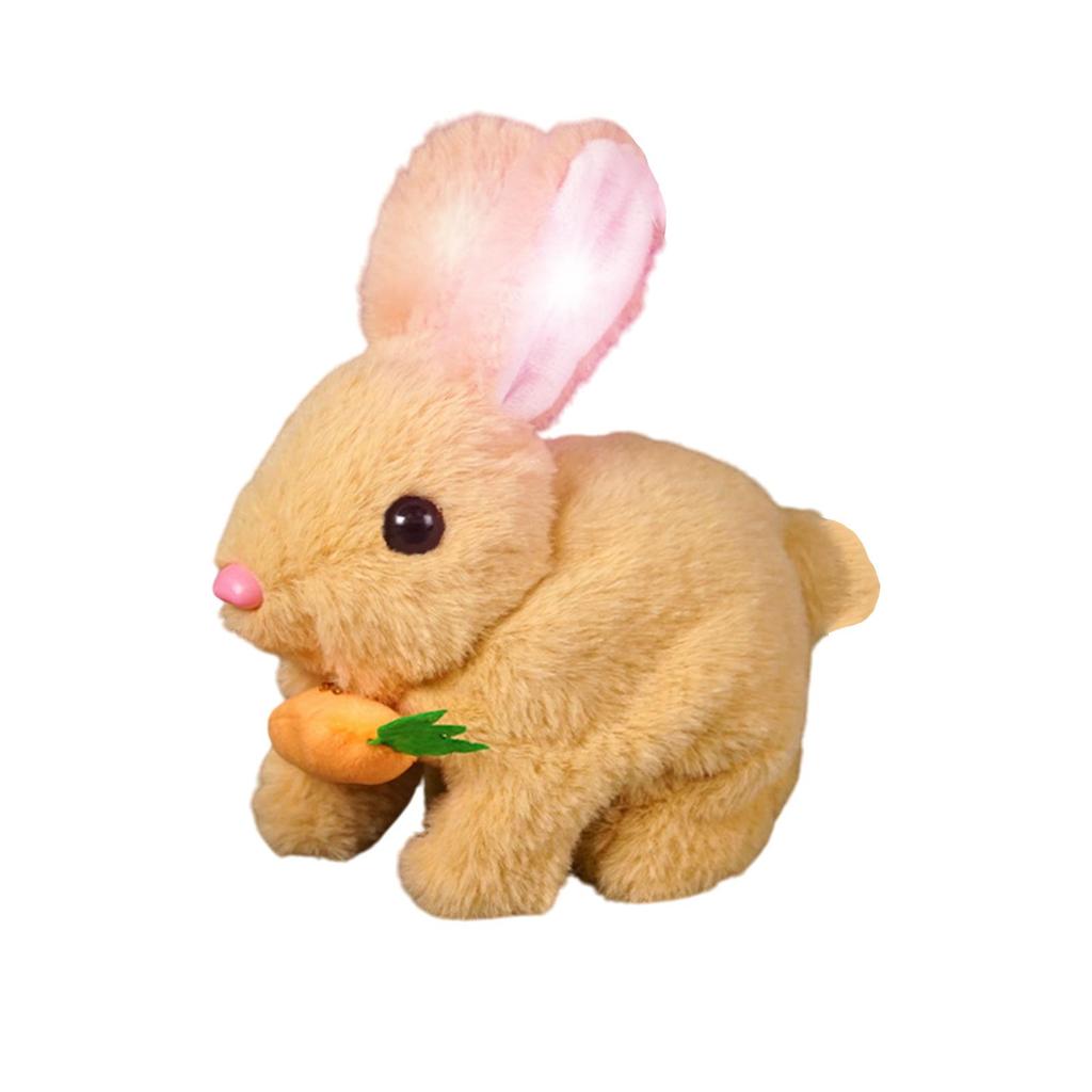 Mini Realistic Cute Plush Rabbits Lifelike Animal Easter Bunny Simulation Toy Model Gift Miniatures Decorations (Rabbit Plush Toys