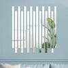 20 Pcs Acrylic Mirror Wall Stickers Mirror Wall Stickers Striped Design Art Tile Decal DIY Self Adhesive Removable and Murals for Home Decor