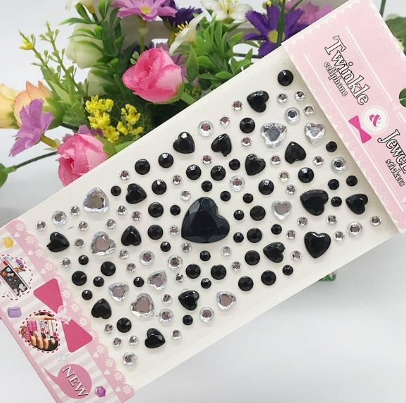 New Stickers On The Face Rhinestone Makeup Bright Face Art Sticker Children'S Temporary Tattoo Rhinestone For Strasse Makeup