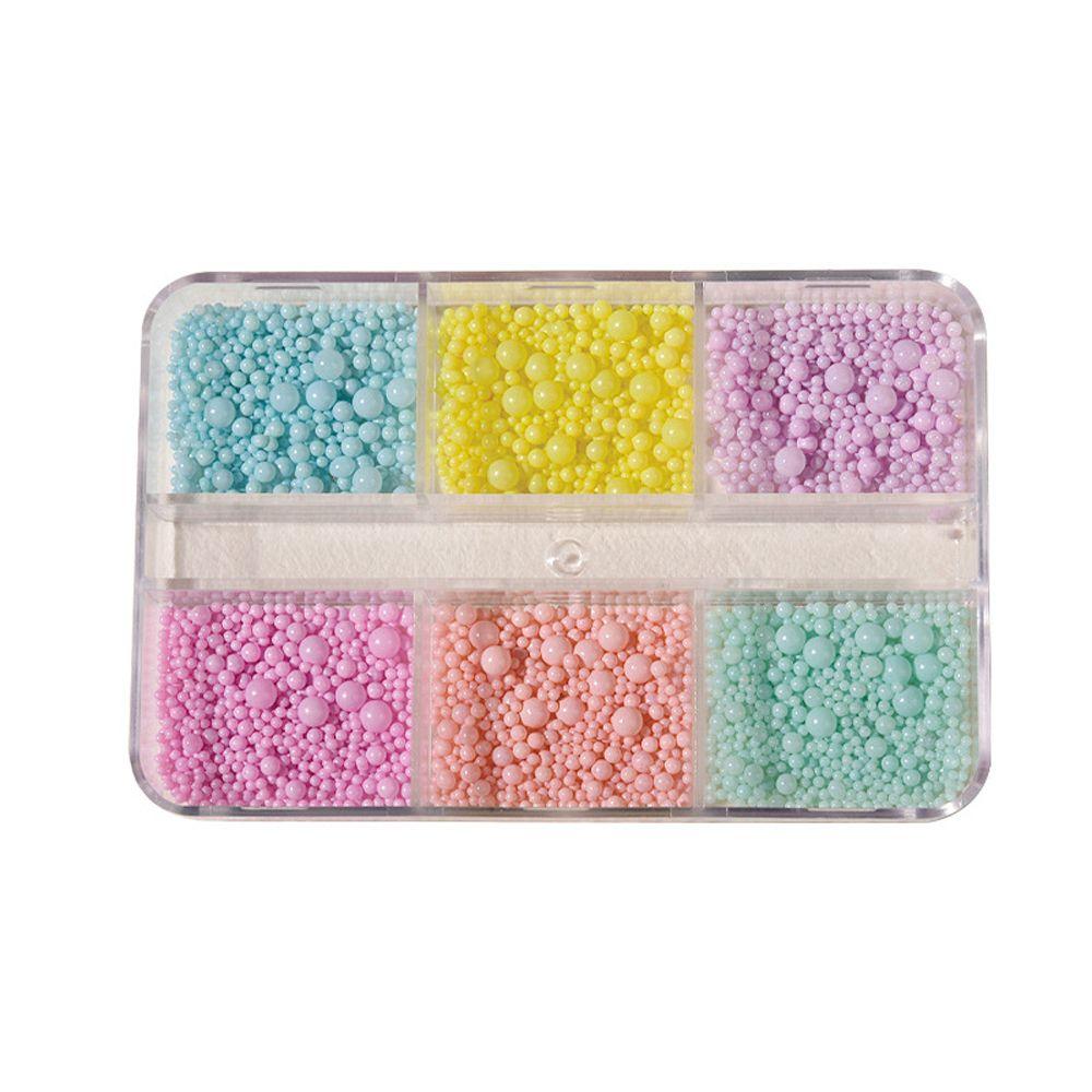Аксессуары 3D Украшение для ногтей Шармы для ногтей Цвет макарон Пузырьковые бусины Стразы для нейл-арта