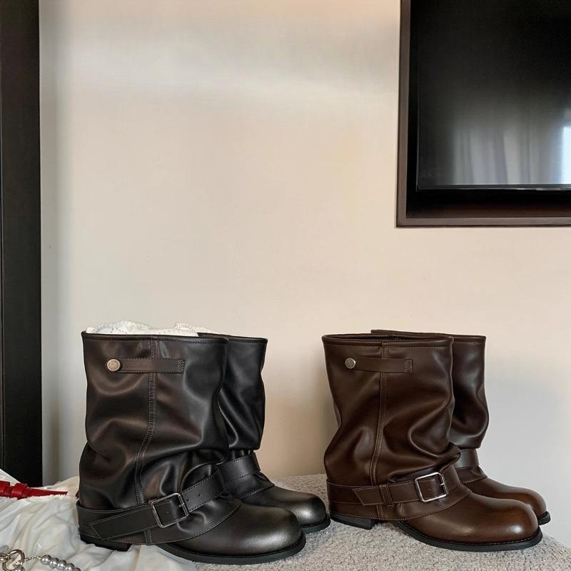 Женская обувь на один ботинок, Противоскользящая обувь, Стелька с увеличением высоты, На толстой подошве, Ботильоны на массивном каблуке