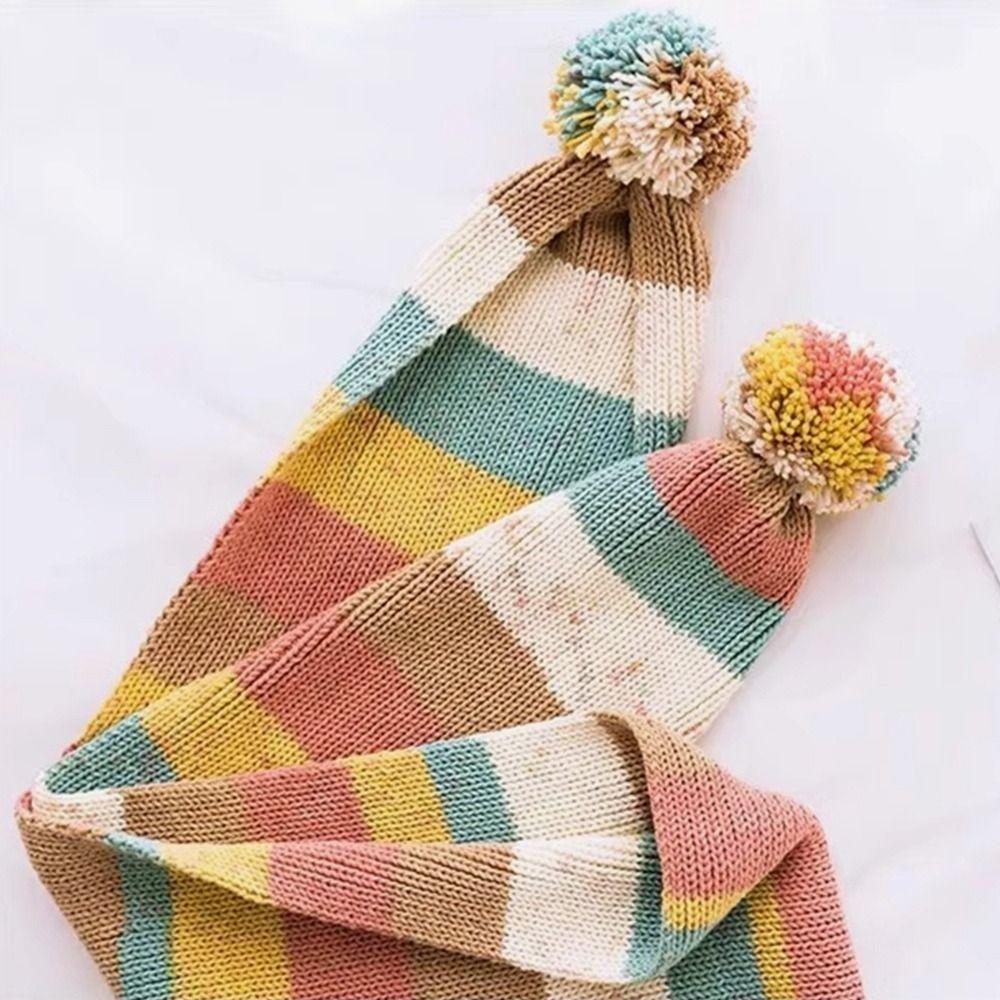 DIY Crochet Knitting Cotton Milk Cotton Soft Rainbow Cotton Yarn Sweater