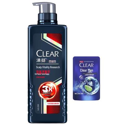 Увлажняющий шампунь Clear для мужчин против перхоти и для здоровья кожи головы