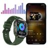 Смарт-часы в стиле милитари 2,01-дюймовый TFT-экран Отображение информации по SMS Воспроизведение музыки Спорт на открытом воздухе Фитнес GPS-трекер Здоровье Bluetooth-вызов Smartwatch