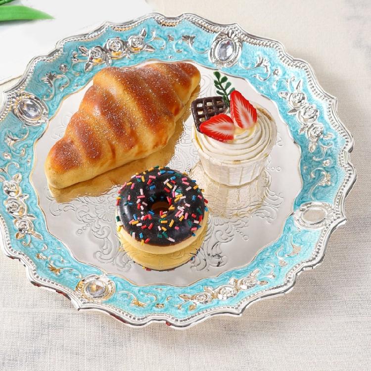 Фруктовница для кухонной столешницы, Металлическая корзина для фруктов на столешницу, Круглая подставка для фруктов для лимона, банана, конфет, закусок и многого другого