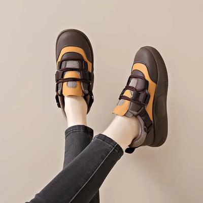 Мода Нормальная Высота Каблука Женские Размеры Плюс Мэри Джейн Фуксия Женская Обувь Плоские Кроссовки Спорт Последнее Новое Поступление