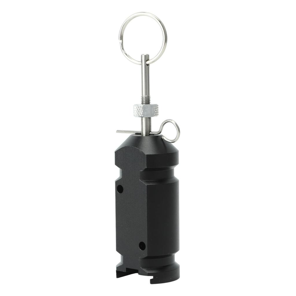 Trip Alarm 4.5V for Camping Tent Perimeter Aluminum Alloy Gardening Supplies Black