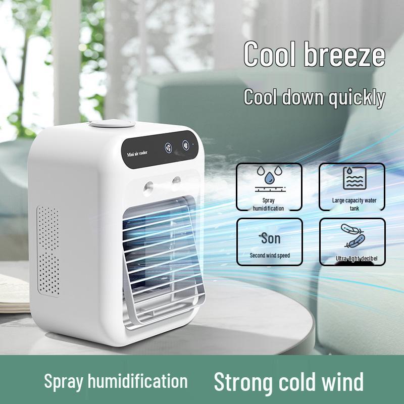 Портативный настольный воздухоохладитель и увлажнитель для общежитий