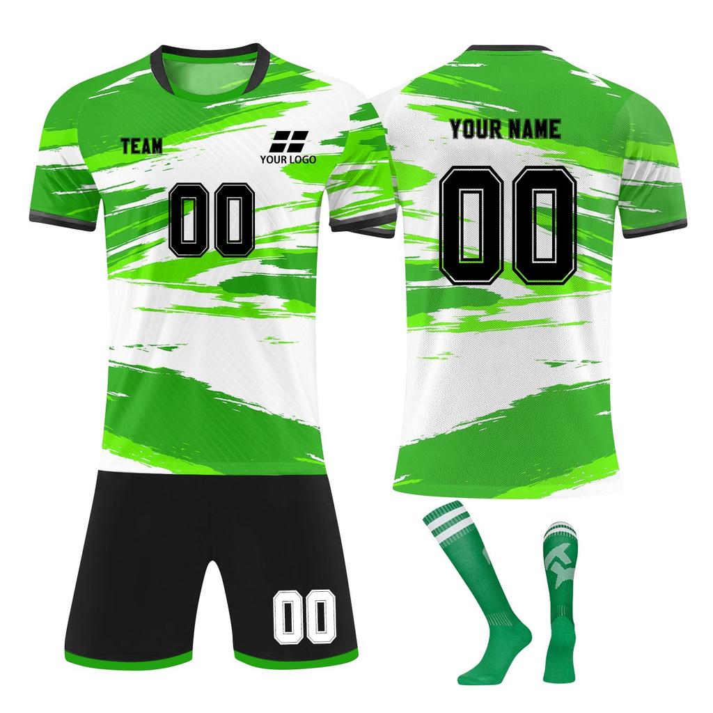 Комплект персонализированных рубашек для мужчин и девочек с именем и номером, футбольные майки на заказ для мальчиков, тренировочный костюм