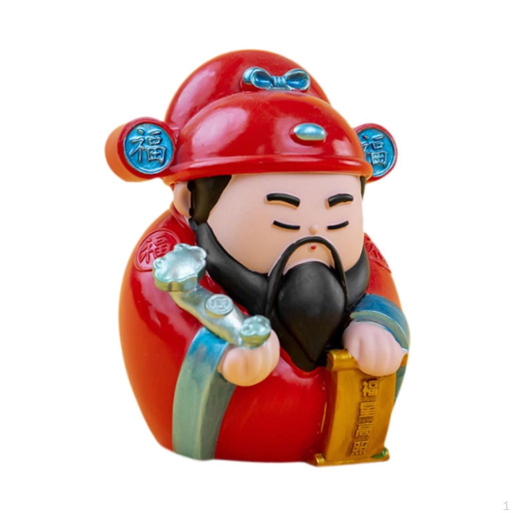 Китайская фигурка бога, миниатюрное украшение, настольное украшение на год, для вечеринок