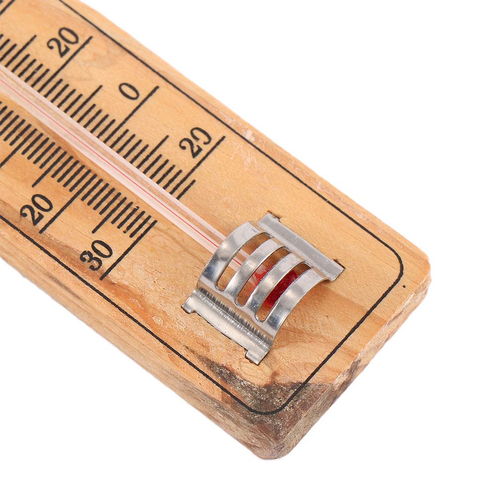 Garden Wall Hanging Office Room Indoor Wood Wall-mounted Direct Reading Type Logger Thermometers