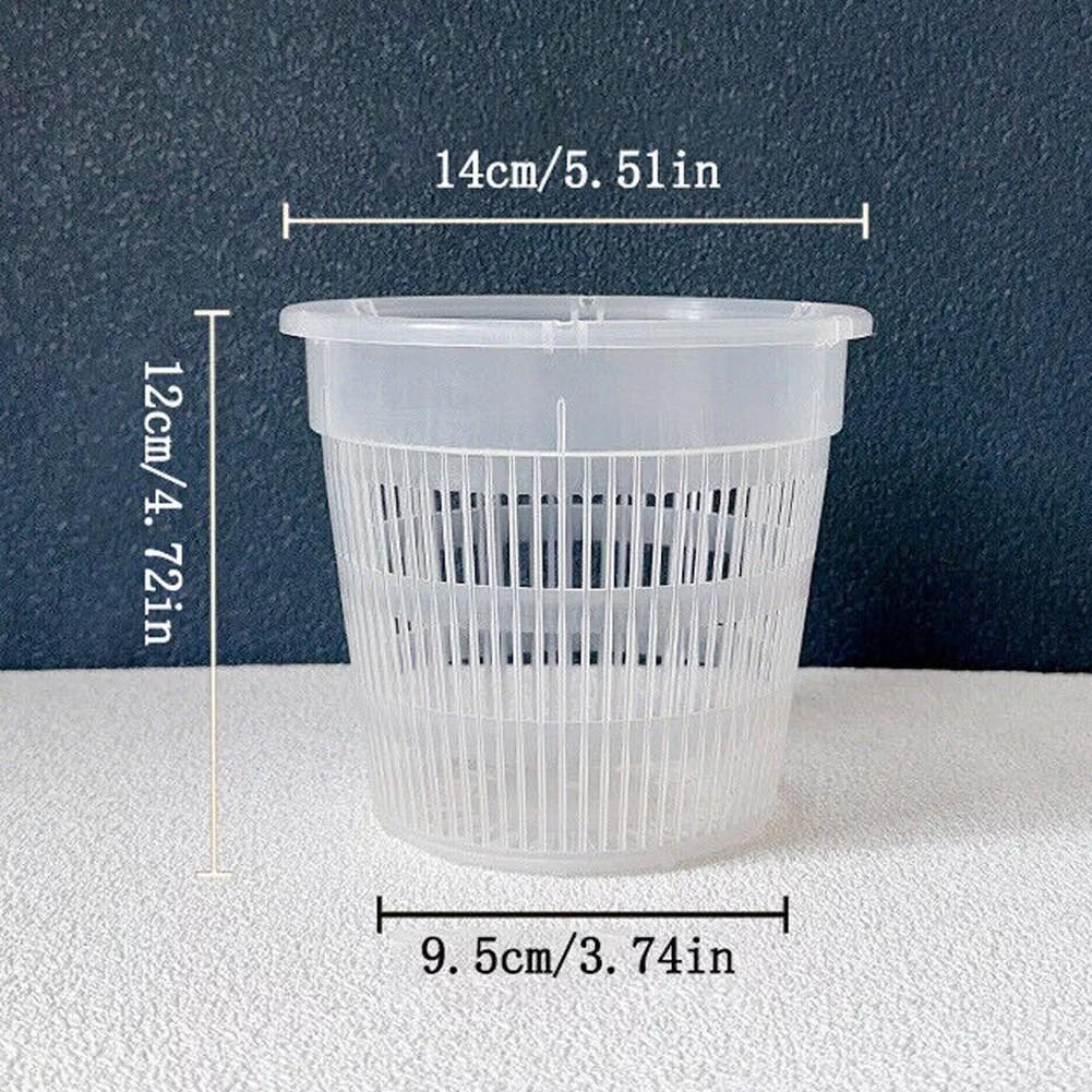 Прозрачные пластиковые горшки Блюдца Пластиковые направляющие для роста корней