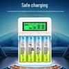 Delipow Rechargeable AA/AAA Batteries & Smart LCD Chargers CN plug (adapter included)