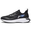 Li Ning Running Series Casual Lightweight Shock Absorbing Durable Low Top Running Shoes Men Sneaker Black ARSS017-1