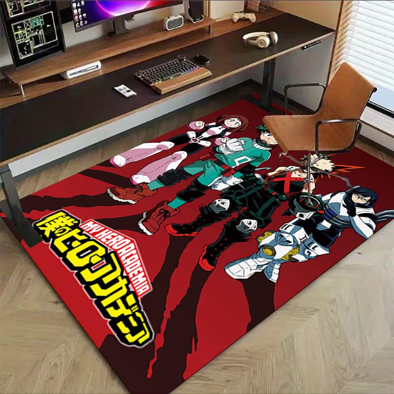 Heroic Adventures Unite Carpet For Playroom Bedroom Living Room Sofa Home Decorkids Game Area Rug Nonslip Floor Mat