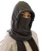 Флисовый шарф-маска цельная термошапка мужская для активного отдыха, лыж, зимы, женская спортивная шапка