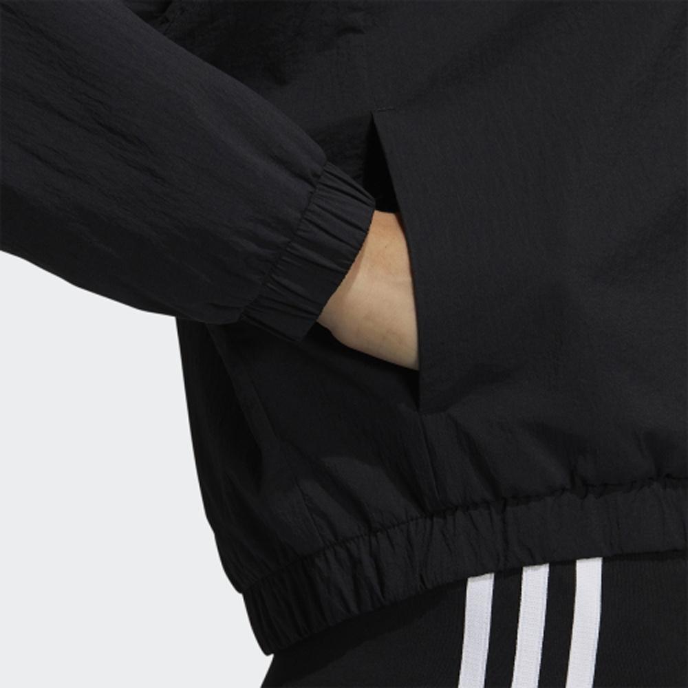(WMNS) adidas neo Icons+ Top Casual Sports Stand Collar Alphabet Printing Jacket Black Women's H36716