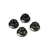 Kyosho Nut (M4 X 4.5) Flange (Aluminum/Gunmetal/4 Pieces) Radio Control Parts 1-N4045FA-GM