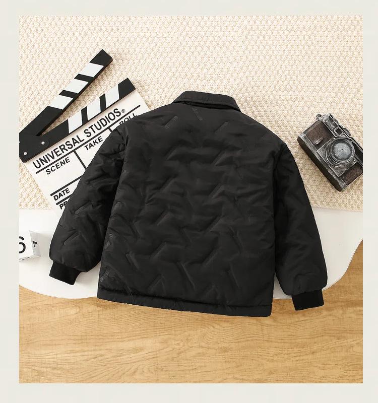 Детская теплая куртка с толстой хлопковой подкладкой для осени/зимы - Теплая школьная форма