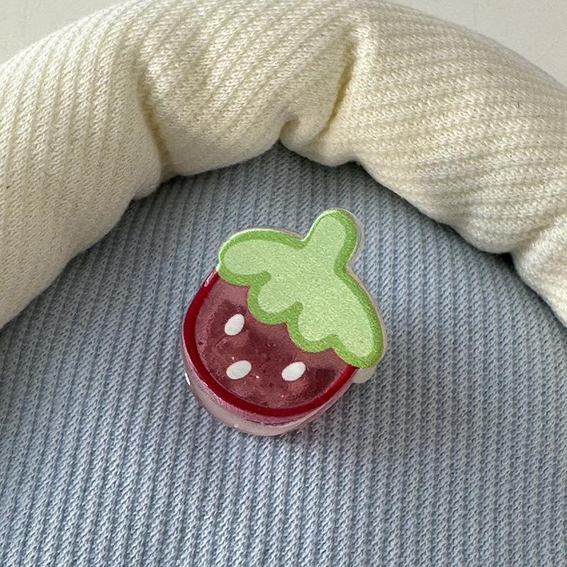 Супер милые маленькие заколки для волос для детей прозрачные акриловые заколки с мультяшными животными аксессуары для волос для девочек