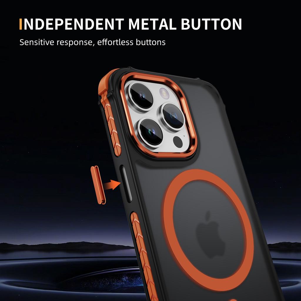 Для iPhone 13 Pro Чехол Совместимый с MagSafe PC+TPU Скин Ощущение Задняя Крышка