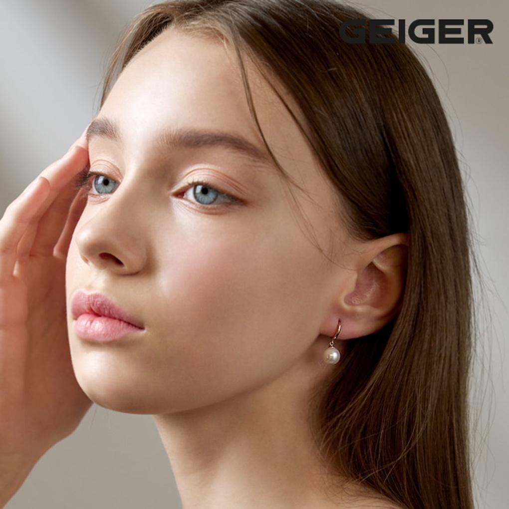 14K Basic Pearl One-Touch Earrings GI14EE350