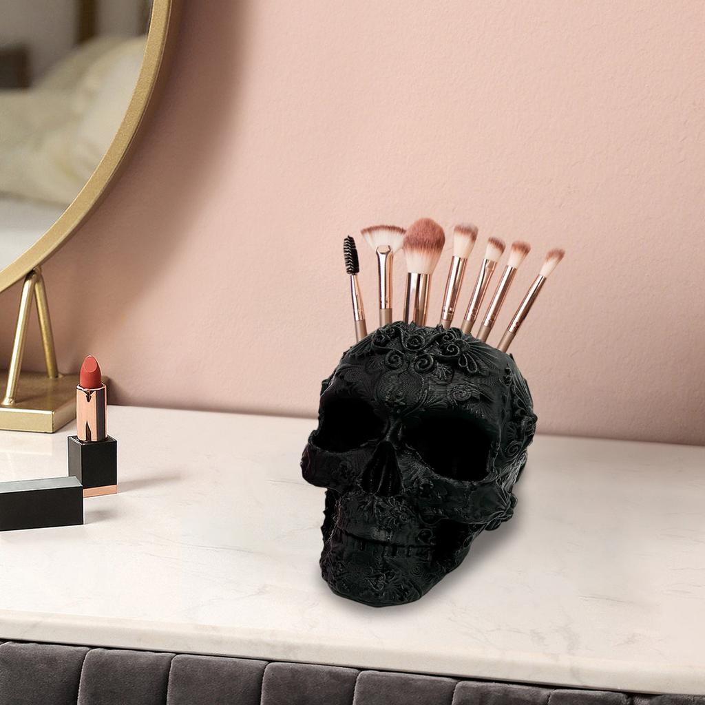 Держатель для кистей для макияжа, напечатанный на 3D-принтере – Уникальный настольный органайзер для косметики и подставка для демонстрации