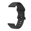 Butterfly Clasp Soft Silicone Watch Band Strap 20mm for Samsung Galaxy Watch4 Classic 46mm 42mm/Galaxy Watch4 44mm 40mm/Amazfit GTS 2E