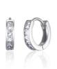 Geigerjewelry Квадратные серьги-гвоздики с кубическим цирконием Gisvee131 (Булавка из серебра 925 пробы)