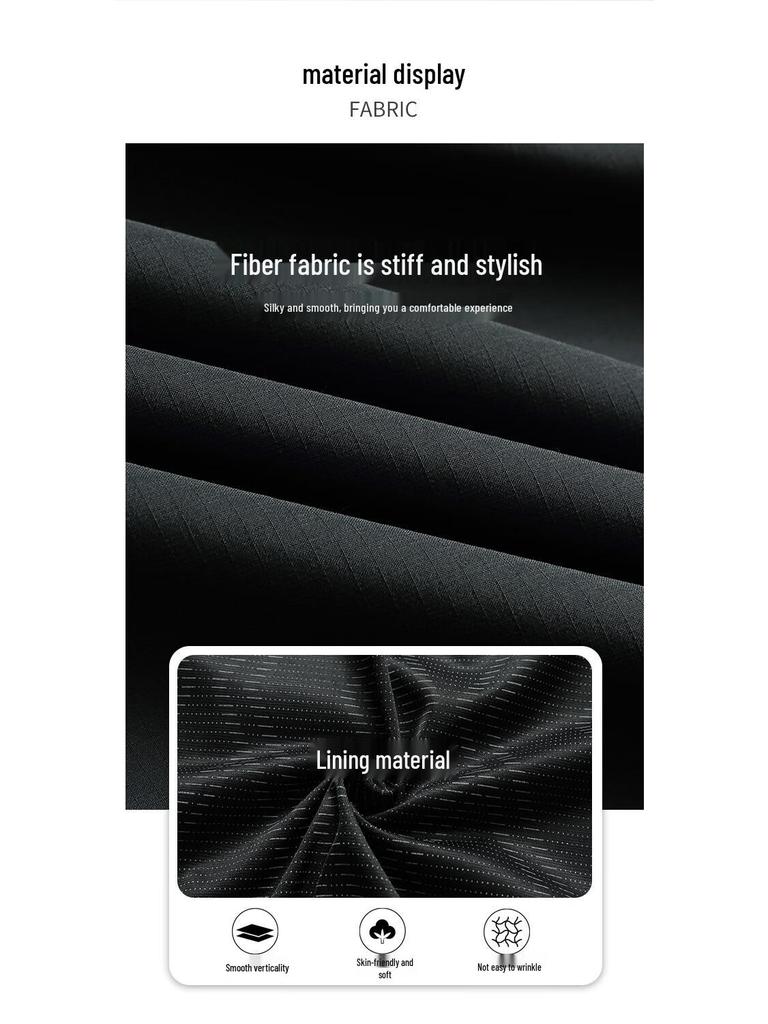 ROMON Men's Business Casual Lapel Jacket