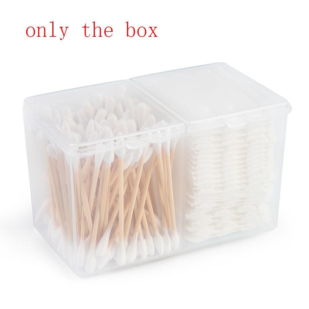 Makeup Container Makeup Transparent Storage Box Cosmetic Organizer Cotton Pads Holder Case Drawer