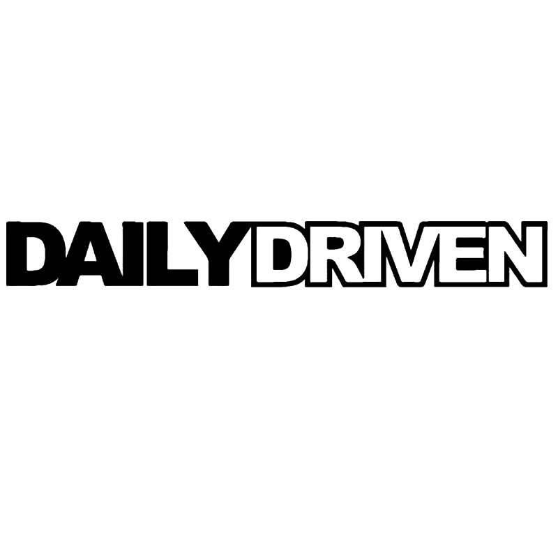 Ежедневные наклейки с буквами Driven, уникальные светоотражающие забавные наклейки для автомобилей