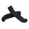 1Pair Folding Bicycle Mountain Bike Handlebar Silicone Anti Skid Grip Cover (Black)