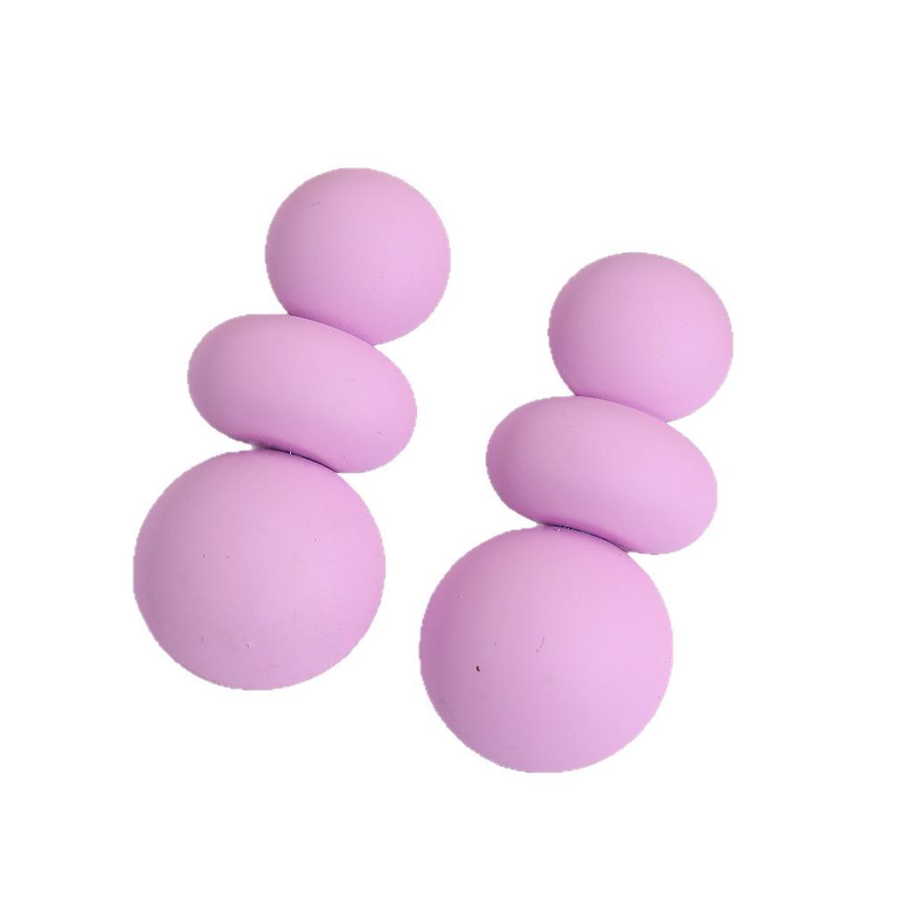 Преувеличенные атмосферные серьги, Металлические гладкие геометрические круглые серьги, Легкая роскошь и высококлассные женские серьги с темпераментом