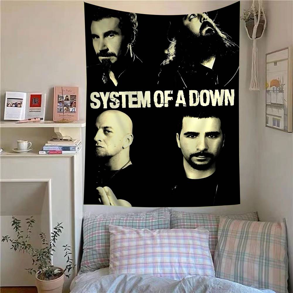 Группа System of a Down Хиппи Настенные Гобелены Богемные Настенные Гобелены Мандала INS Домашний Декор
