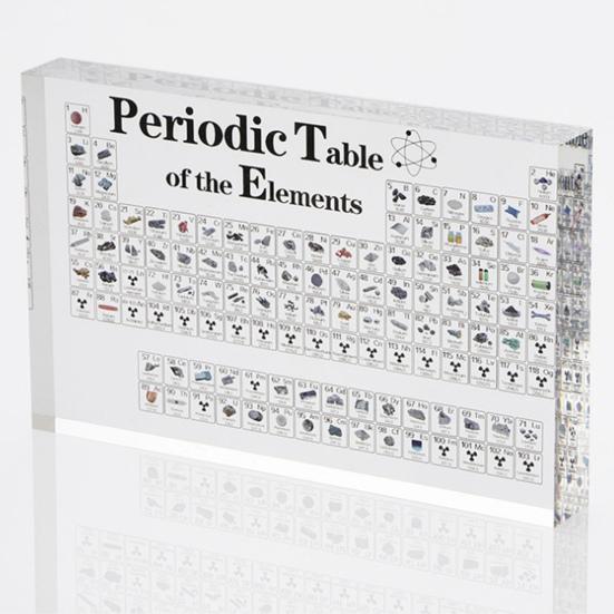 Прозрачная акриловая периодическая таблица элементов, орнамент, 83 вида реальных элементов и акриловая подставка, инструменты для изучения химии, диаграмма для