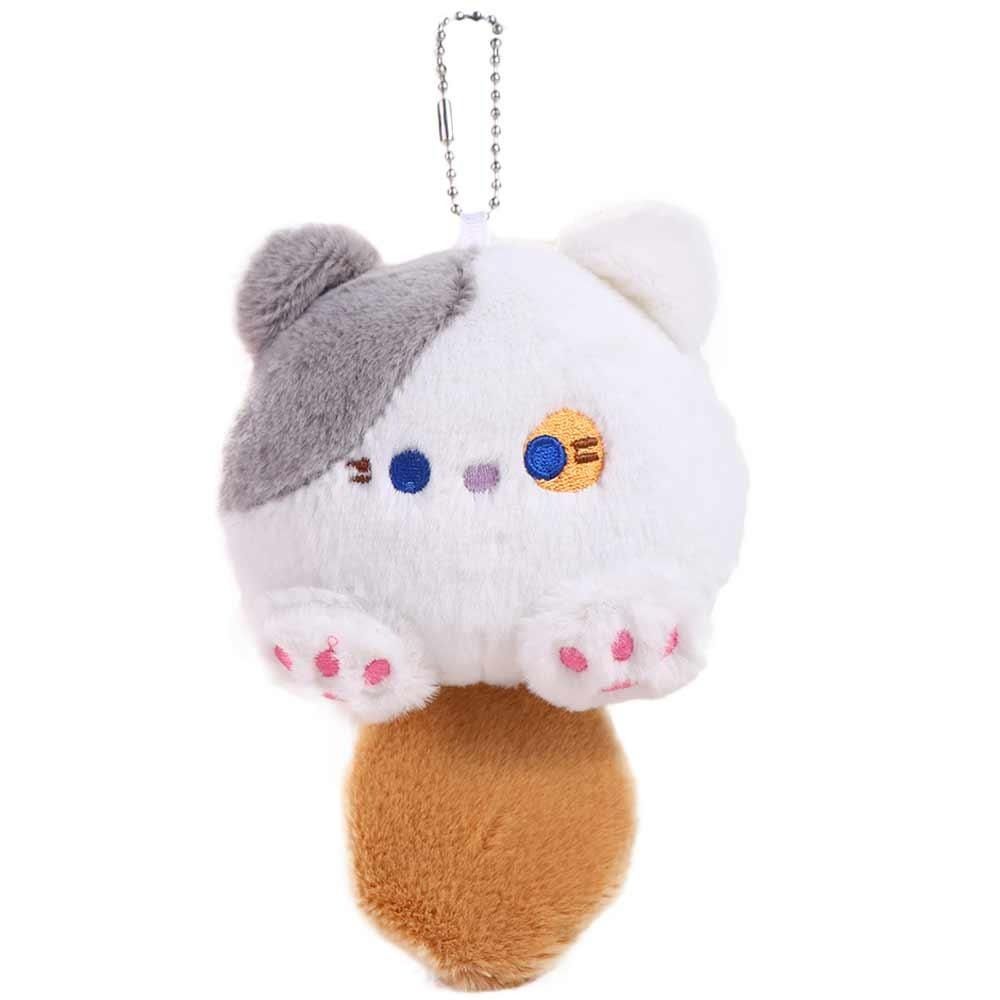 Плюшевая Плюшевая Кошка Брелок Хлопок ПП Плюшевая Кошка Кукла Подвеска Пищащая Кошка Плюшевый Брелок Рождественский Подарок