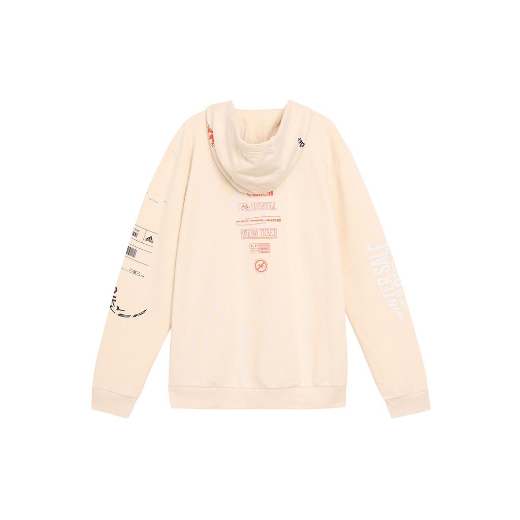 Adidas Сплошной цвет, повседневная спортивная толстовка с капюшоном, мужские топы, белый H46776