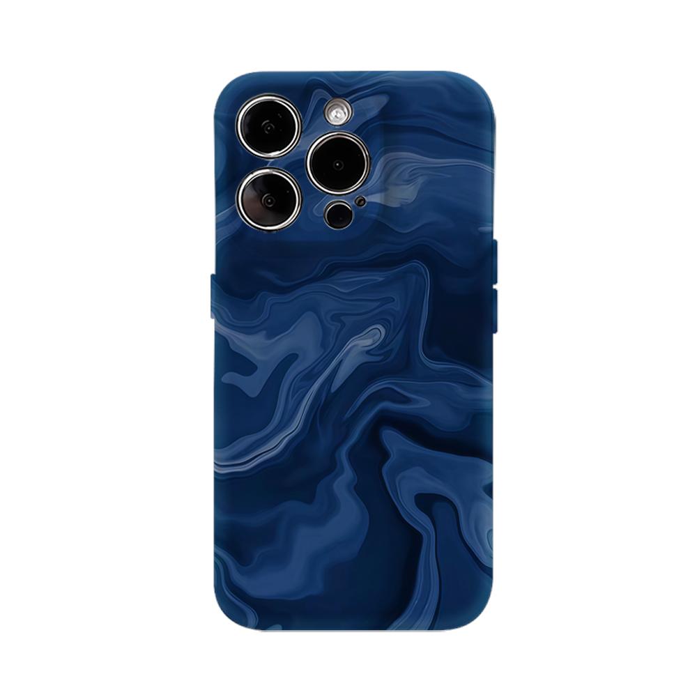 Чехол для телефона 'Волны Глубокого Моря' для IPhone 16 15 14 13 12 11 X XS XR XSMAX 7 8 Pro Max Plus Двухслойная Задняя Крышка