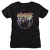 Aerosmith Группа Цветов Круглая Фото Значок Женская Футболка Рок-группа Мерч