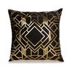 Hot Stamping Pillowcase Nordic Ins Style Indian Feather Pineapple Gold Cushion Nordic Simple