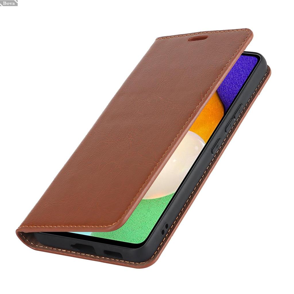 Роскошный кошелек из натуральной кожи чехол для Samsung Galaxy A53 A52 A52s 5G A51 A50 A50s флип-чехол сумки Capa Fundas Coque Business