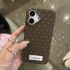 Чехол для телефона в форме сердца Apple 16 Plus Чехол для iPhone 15 Pro 14 Promax Женский 13 Кожаный