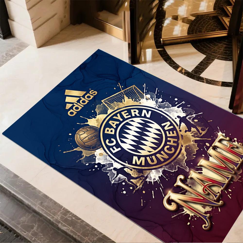 Fc Bayern Munich Legacy Area Rug Suitable for Outdoor Playrooms Living Rooms Decorate room Anti-slip Rug Office home decor