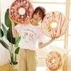 Cute Fashion Sweet Chocolates Donut Plush Pillow Cushion Cover Car Mats Children Toy Gift Home Decor