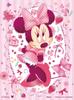Yanoman 150-Piece Jigsaw Puzzle, Petit Paris Clear Series, Disney Lovely Wreath Minnie Mouse (7.6x10.2cm), 2308-31, with Piece Request Postcard and